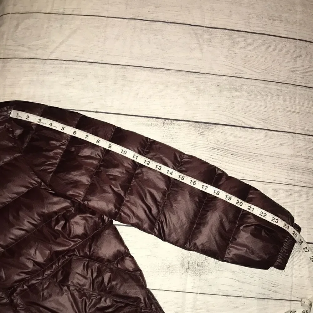 J. Crew Outerwear Down Puffer Jacket Quilted Brown
